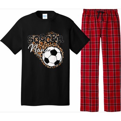 Soccer Nana Leopard Mother's Day Pajama Set