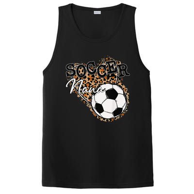 Soccer Nana Leopard Mother's Day PosiCharge Competitor Tank