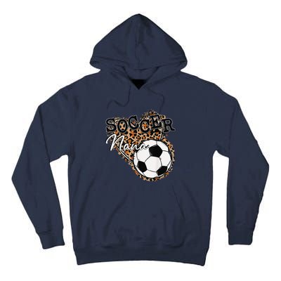 Soccer Nana Leopard Mother's Day Tall Hoodie