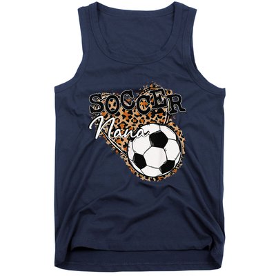 Soccer Nana Leopard Mother's Day Tank Top