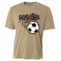 Soccer Nana Leopard Mother's Day Cooling Performance Crew T-Shirt