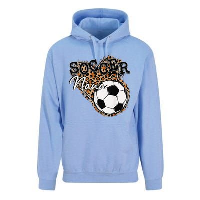 Soccer Nana Leopard Mother's Day Unisex Surf Hoodie