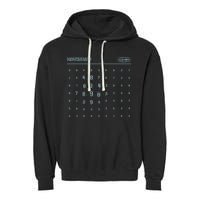 Scary Numbers Lumon Macrodata Refinement Garment-Dyed Fleece Hoodie