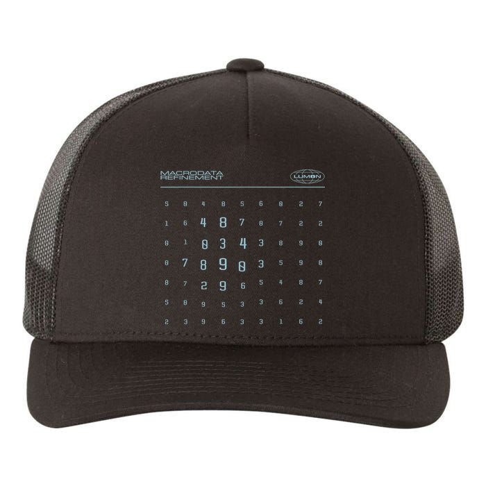 Scary Numbers Lumon Macrodata Refinement Yupoong Adult 5-Panel Trucker Hat
