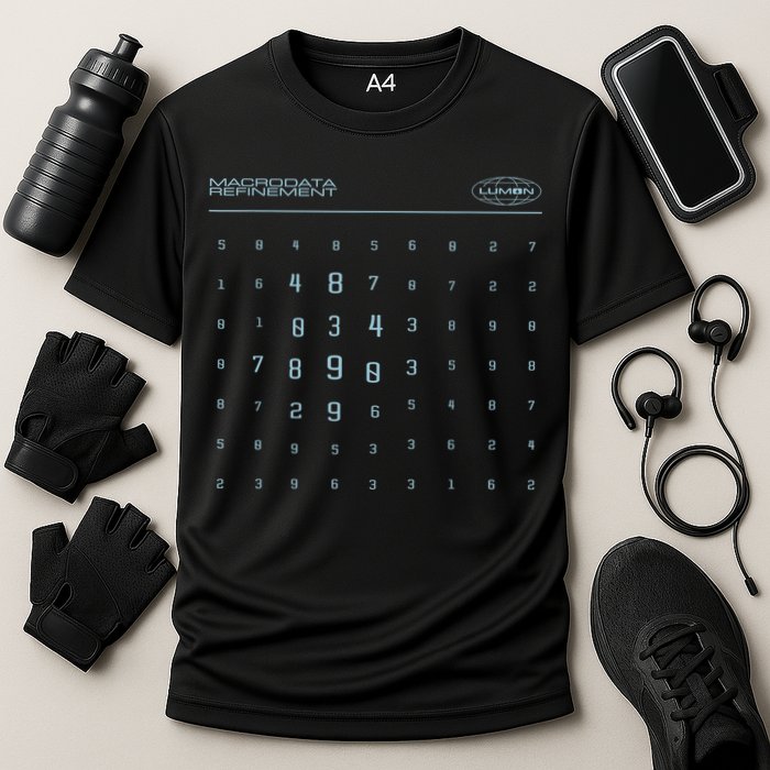 Scary Numbers Lumon Macrodata Refinement Performance Shirt