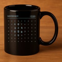 Scary Numbers Lumon Macrodata Refinement 11oz C Handle Ceramic Mug