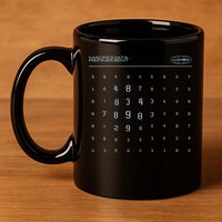 Scary Numbers Lumon Macrodata Refinement 11oz C Handle Ceramic Mug