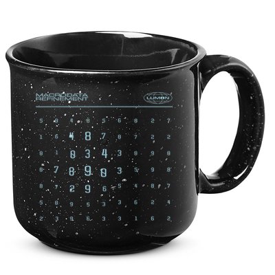 Scary Numbers Lumon Macrodata Refinement 15oz Campfire Ceramic Mug
