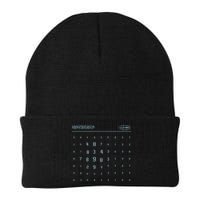 Scary Numbers Lumon Macrodata Refinement Knit Cap Winter Beanie