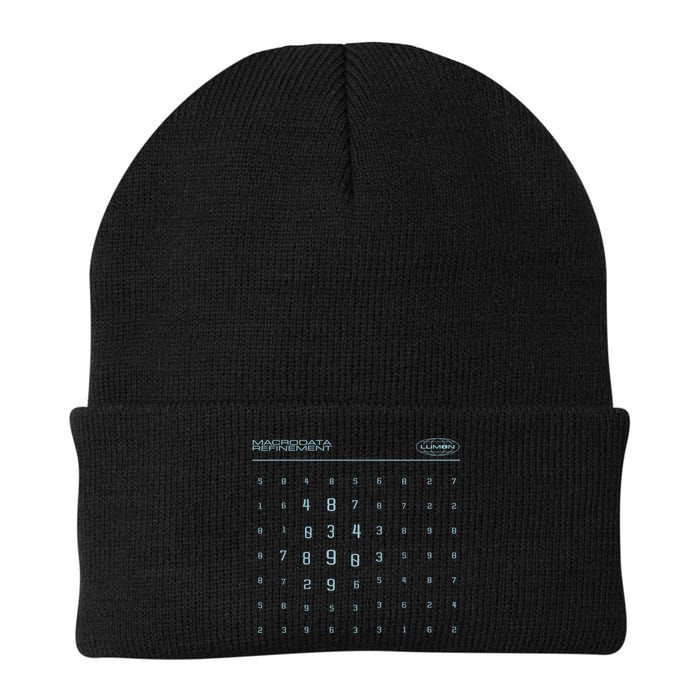 Scary Numbers Lumon Macrodata Refinement Knit Cap Winter Beanie