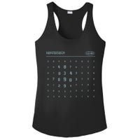 Scary Numbers Lumon Macrodata Refinement Ladies PosiCharge Competitor Racerback Tank