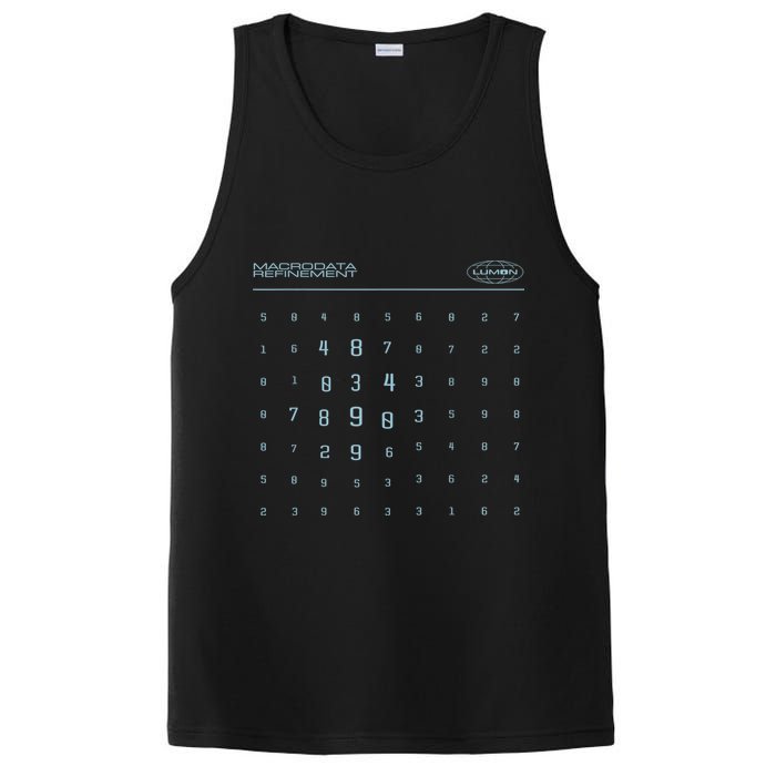 Scary Numbers Lumon Macrodata Refinement PosiCharge Competitor Tank