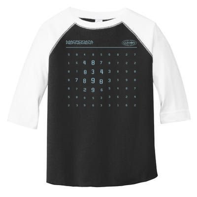 Scary Numbers Lumon Macrodata Refinement Toddler Fine Jersey T-Shirt