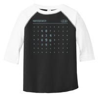 Scary Numbers Lumon Macrodata Refinement Toddler Fine Jersey T-Shirt