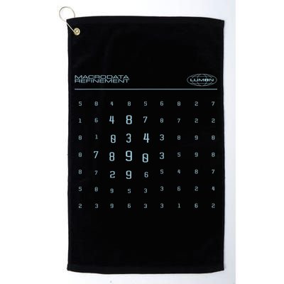 Scary Numbers Lumon Macrodata Refinement Golf Towel