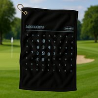 Scary Numbers Lumon Macrodata Refinement Golf Towel