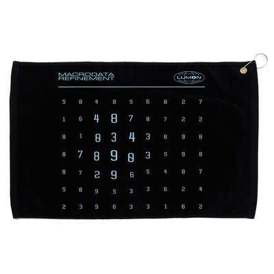 Scary Numbers Lumon Macrodata Refinement Grommeted Golf Towel