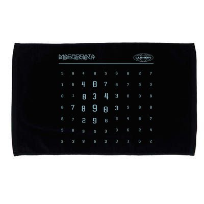 Scary Numbers Lumon Macrodata Refinement Microfiber Hand Towel