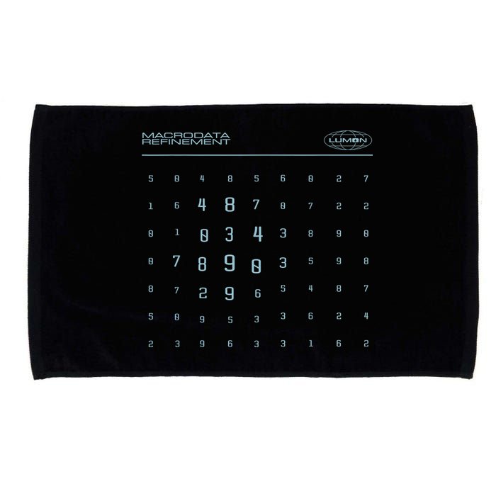 Scary Numbers Lumon Macrodata Refinement Microfiber Hand Towel