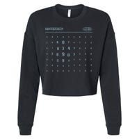 Scary Numbers Lumon Macrodata Refinement Cropped Pullover Crew