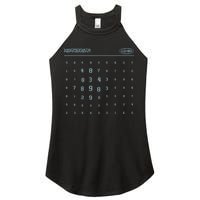 Scary Numbers Lumon Macrodata Refinement Women's Perfect Tri Rocker Tank