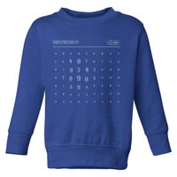 Scary Numbers Lumon Macrodata Refinement Toddler Sweatshirt