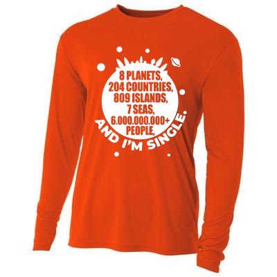 Slogan Novelty Ladies Humour 6+ Billion People Cooling Performance Long Sleeve Crew