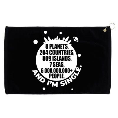 Slogan Novelty Ladies Humour 6+ Billion People Grommeted Golf Towel