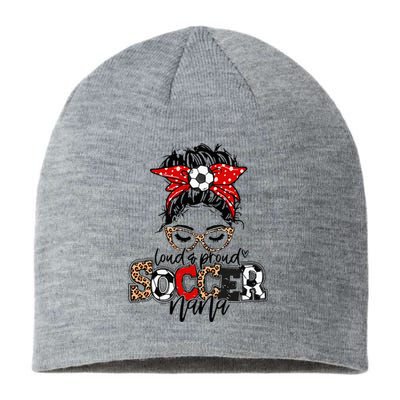 Soccer Nana Leopard Loud And Proud Soccer Nana Sustainable Beanie