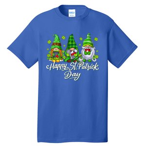 Stethoscope Nurse Life Irish Gnomes Nurse St Patricks Day Gift Tall T-Shirt