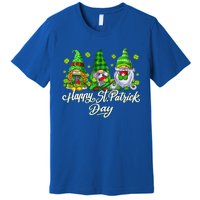 Stethoscope Nurse Life Irish Gnomes Nurse St Patricks Day Gift Premium T-Shirt