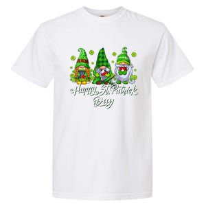 Stethoscope Nurse Life Irish Gnomes Nurse St Patricks Day Gift Garment-Dyed Heavyweight T-Shirt