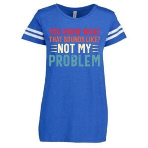 Sarcasm Not My Problem Funny Saying Sarcastic Enza Ladies Jersey Football T-Shirt