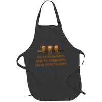 See NO Monkeypox, Hear NO Monkeypox, Speak NO Monkeypox Apron