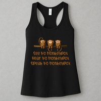 See NO Monkeypox, Hear NO Monkeypox, Speak NO Monkeypox Womens Tank Top