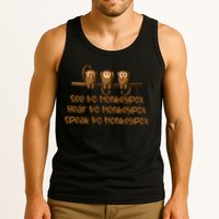 See NO Monkeypox, Hear NO Monkeypox, Speak NO Monkeypox Tank Top