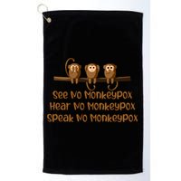 See NO Monkeypox, Hear NO Monkeypox, Speak NO Monkeypox Golf Towel