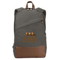 See NO Monkeypox, Hear NO Monkeypox, Speak NO Monkeypox Cotton Canvas Backpack