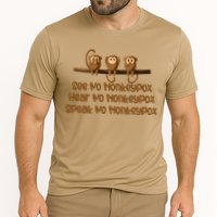 See NO Monkeypox, Hear NO Monkeypox, Speak NO Monkeypox Performance Shirt
