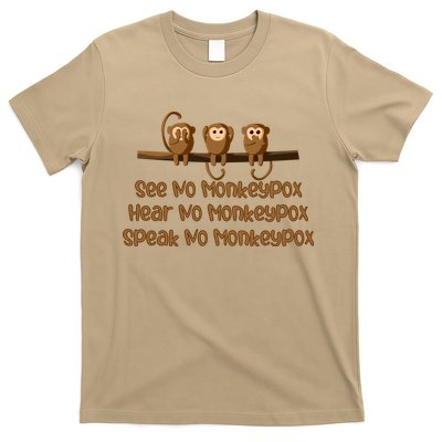 See NO Monkeypox, Hear NO Monkeypox, Speak NO Monkeypox T-Shirt