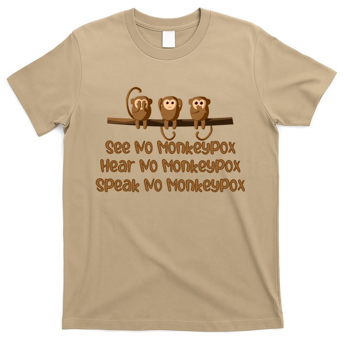 See NO Monkeypox, Hear NO Monkeypox, Speak NO Monkeypox T-Shirt