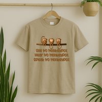 See NO Monkeypox, Hear NO Monkeypox, Speak NO Monkeypox T-Shirt