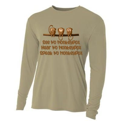 See NO Monkeypox, Hear NO Monkeypox, Speak NO Monkeypox Cooling Performance Long Sleeve Crew