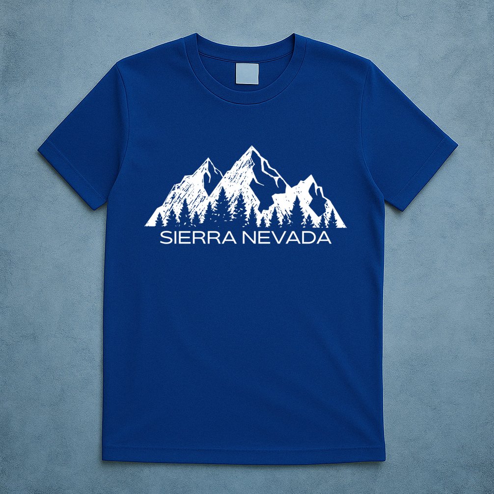 Sierra Nevada Mountains Cool Sierra Nevada Souvenir Gift Cool Gift T-Shirt