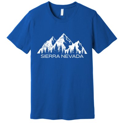 Sierra Nevada Mountains Cool Sierra Nevada Souvenir Gift Cool Gift Premium T-Shirt