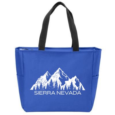 Sierra Nevada Mountains Cool Sierra Nevada Souvenir Gift Cool Gift Zip Tote Bag