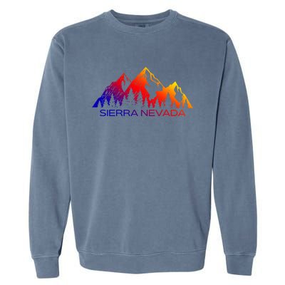 Sierra Nevada Mountains Cool Sierra Nevada Souvenir Gift Garment-Dyed Sweatshirt