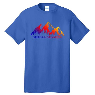 Sierra Nevada Mountains Cool Sierra Nevada Souvenir Gift Tall T-Shirt