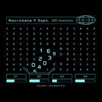 Scary Numbers Macrodata 16 in Basic Backpack