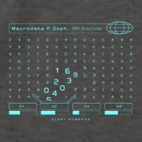 Scary Numbers Macrodata Vector Backpack